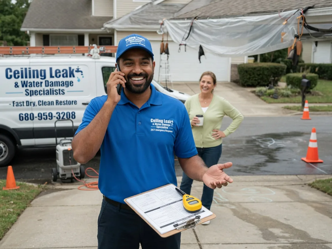 Ceiling Leak Cleanup Gilbertsville, KY FAQs